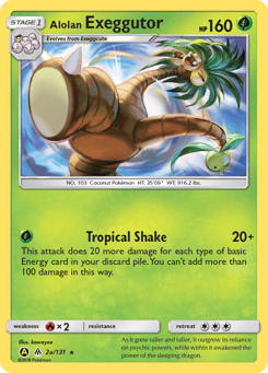 Alolan Exeggutor Forbidden Light #2a