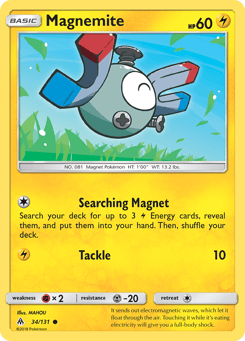 Magnemite Forbidden Light #34