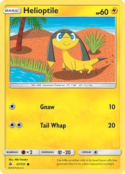 Helioptile Forbidden Light #37