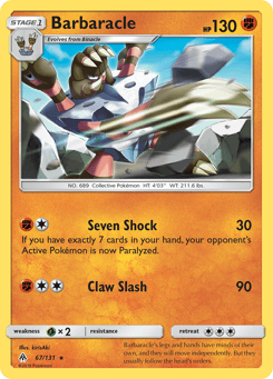 Barbaracle Forbidden Light #67