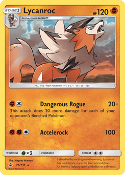 Lycanroc Forbidden Light #76
