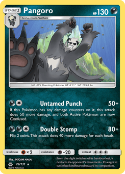 Pangoro Forbidden Light #78