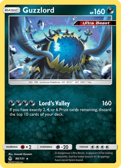 Guzzlord Forbidden Light #80