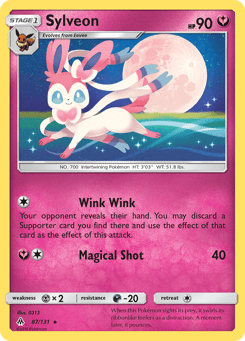 Sylveon Forbidden Light #87