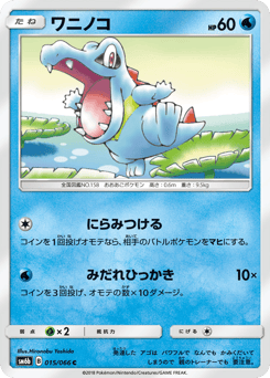 Japanese Totodile (ワニノコ)