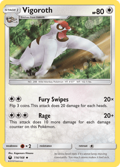 Vigoroth Celestial Storm #114