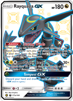 Rayquaza-GX Celestial Storm #177a