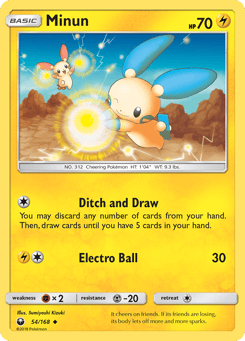Minun Celestial Storm #54