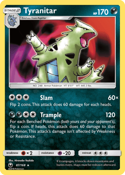 Tyranitar Celestial Storm #87