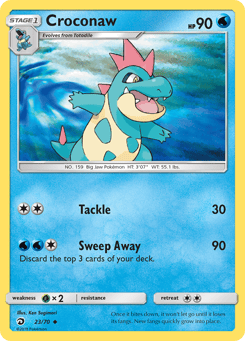 Croconaw Dragon Majesty #23