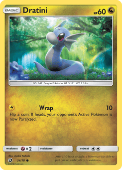 Dratini Dragon Majesty #34