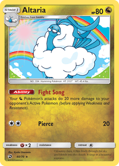 Altaria Dragon Majesty #40