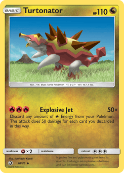Turtonator Dragon Majesty #50