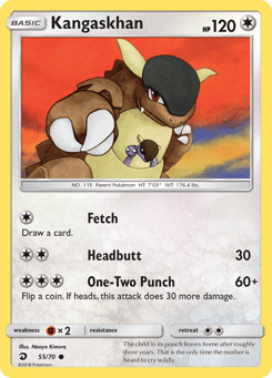 Kangaskhan Dragon Majesty #55
