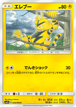 Japanese Electabuzz (エレブー)