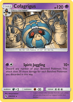 Cofagrigus Lost Thunder #100