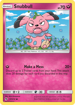 Snubbull Lost Thunder #137