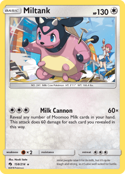 Miltank Lost Thunder #158