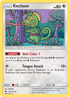 Kecleon Lost Thunder #161