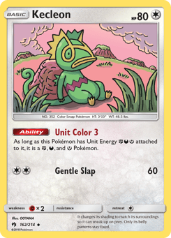 Kecleon Lost Thunder #162