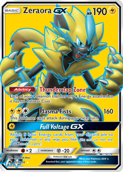 Zeraora GX Lost Thunder #201