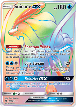 Suicune GX Lost Thunder #220