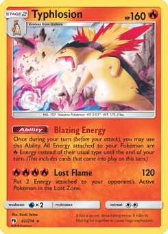 Typhlosion Lost Thunder #42