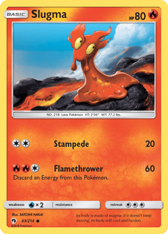 Slugma Lost Thunder #43