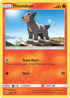 Houndour Lost Thunder #45