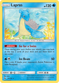 Lapras Lost Thunder #56