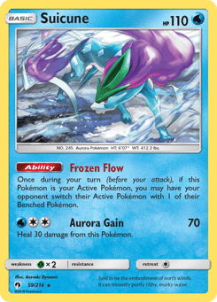 Suicune Lost Thunder #59