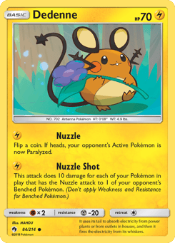 Dedenne Lost Thunder #84
