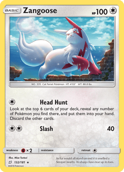 Zangoose Team Up #132