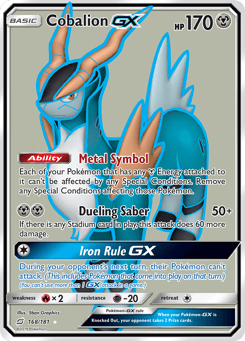 Cobalion-GX Team Up #168