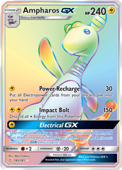Ampharos-GX Team Up #185