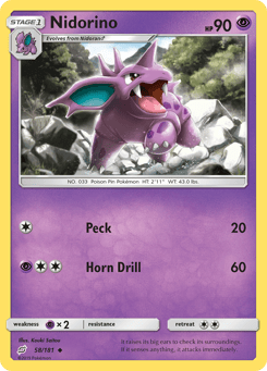 Nidorino Team Up #58