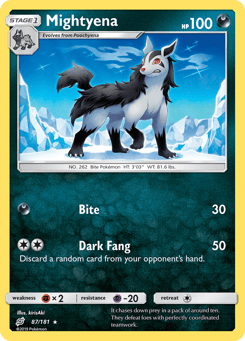 Mightyena Team Up #87