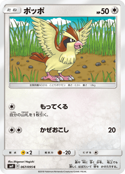 Japanese Pidgey (ポッポ)