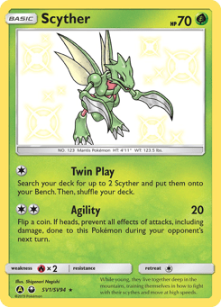 Scyther Hidden Fates Shiny Vault #SV1