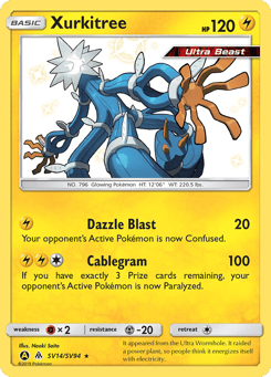 Xurkitree Hidden Fates Shiny Vault #SV14