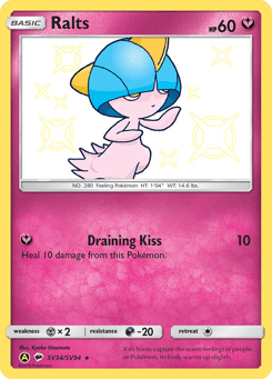 Ralts Hidden Fates Shiny Vault #SV34