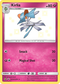 Kirlia Hidden Fates Shiny Vault #SV35
