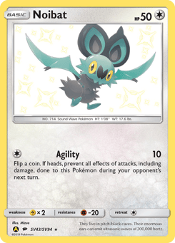 Noibat Hidden Fates Shiny Vault #SV43