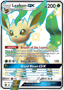 Leafeon-GX Hidden Fates Shiny Vault #SV46