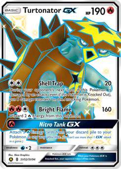 Turtonator-GX Hidden Fates Shiny Vault #SV52