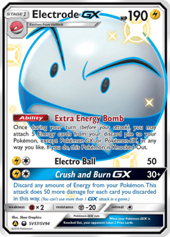 Electrode-GX Hidden Fates Shiny Vault #SV57