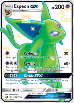 Espeon-GX Hidden Fates Shiny Vault #SV60