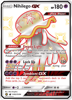 Nihilego-GX Hidden Fates Shiny Vault #SV62