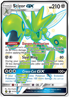Scizor-GX Hidden Fates Shiny Vault #SV72