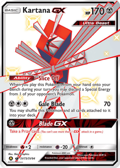 Kartana-GX Hidden Fates Shiny Vault #SV73